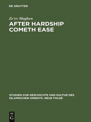 cover image of After Hardship Cometh Ease